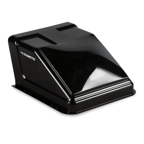 U1400BL – DOMETIC Roof Vent Cover, Exterior Mount Dome Type Ventilation Cover Vented On One Side For 14 Inch x 14 Inc...